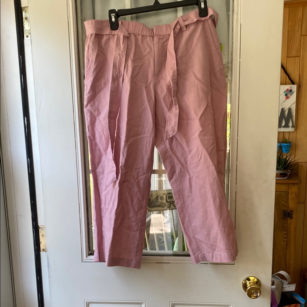 Liz Claiborne Classic Pink Straight Leg Pants